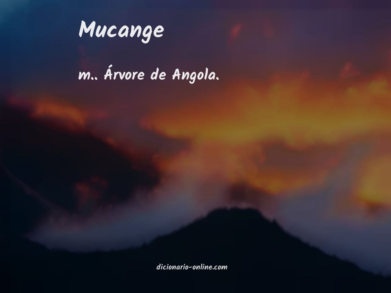 Significado de mucange