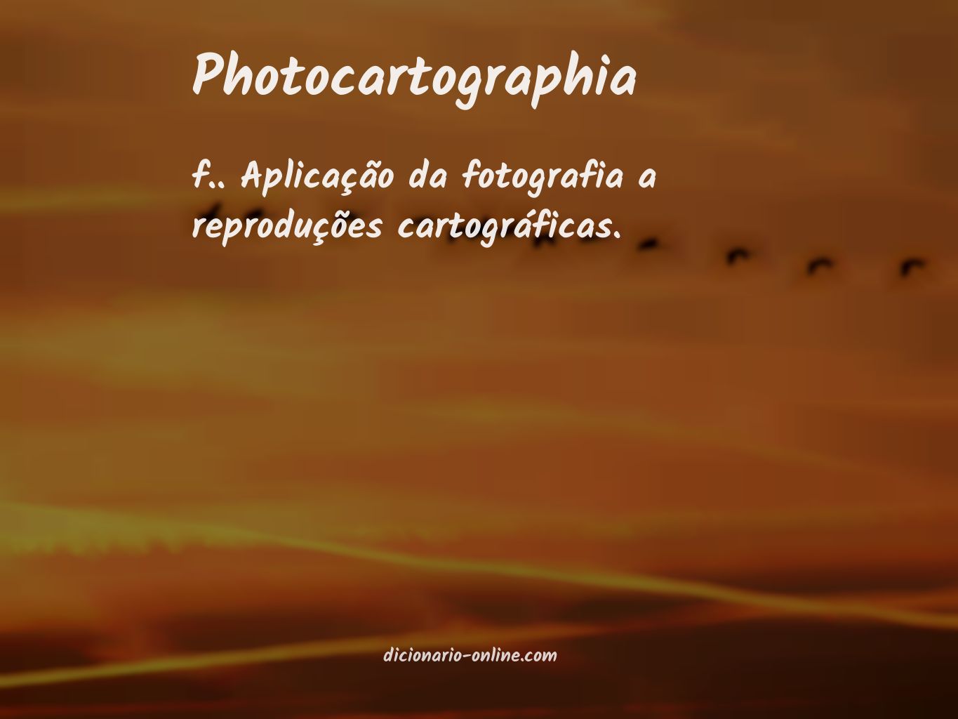Significado de photocartographia