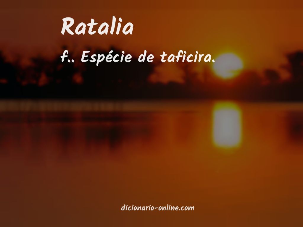 Significado de ratalia