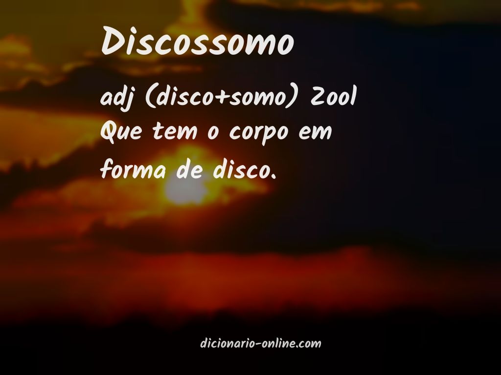 Significado de discossomo