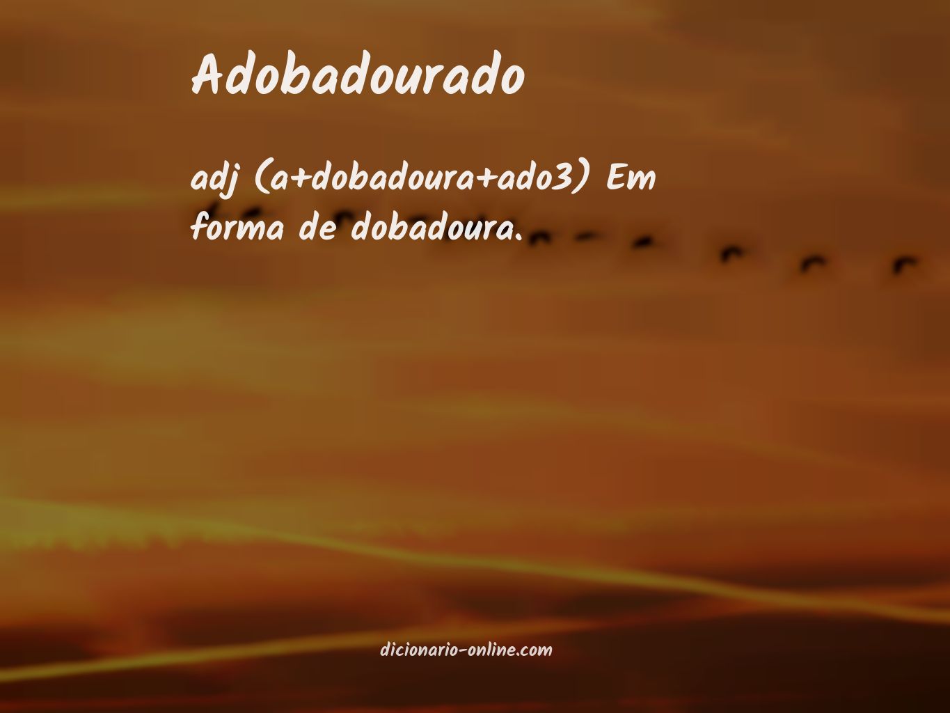 Significado de adobadourado