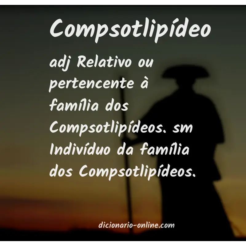 Significado de compsotlipídeo