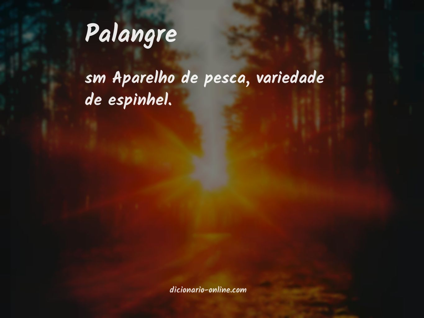 Significado de palangre