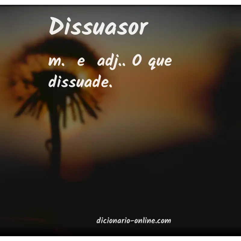 Significado de dissuasor