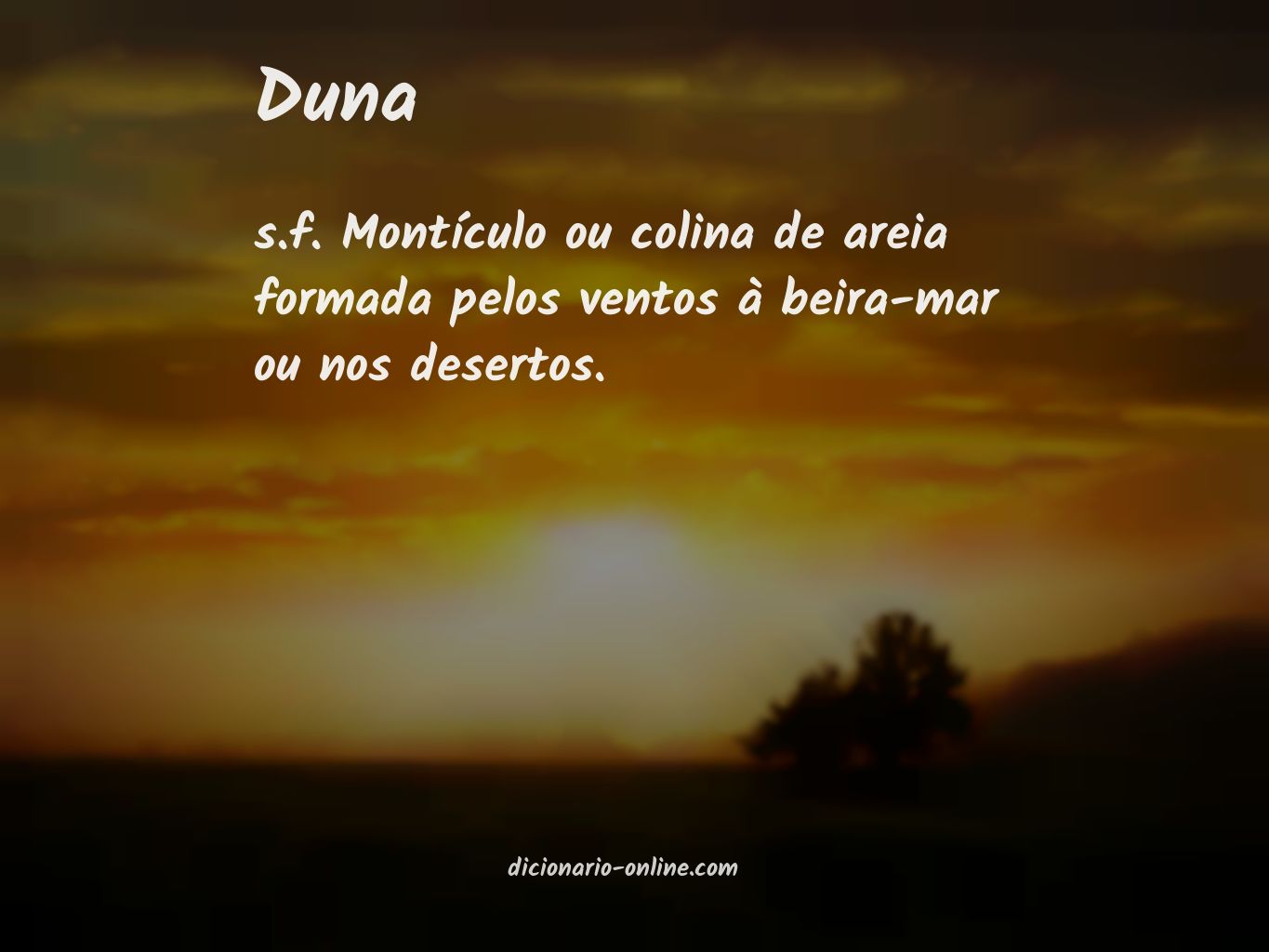 Significado de duna