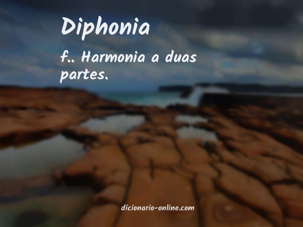 Significado de diphonia