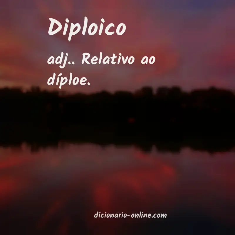 Significado de diploico