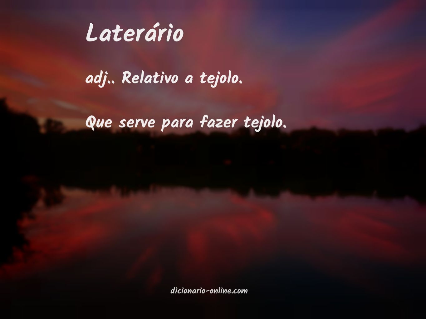 Significado de laterário