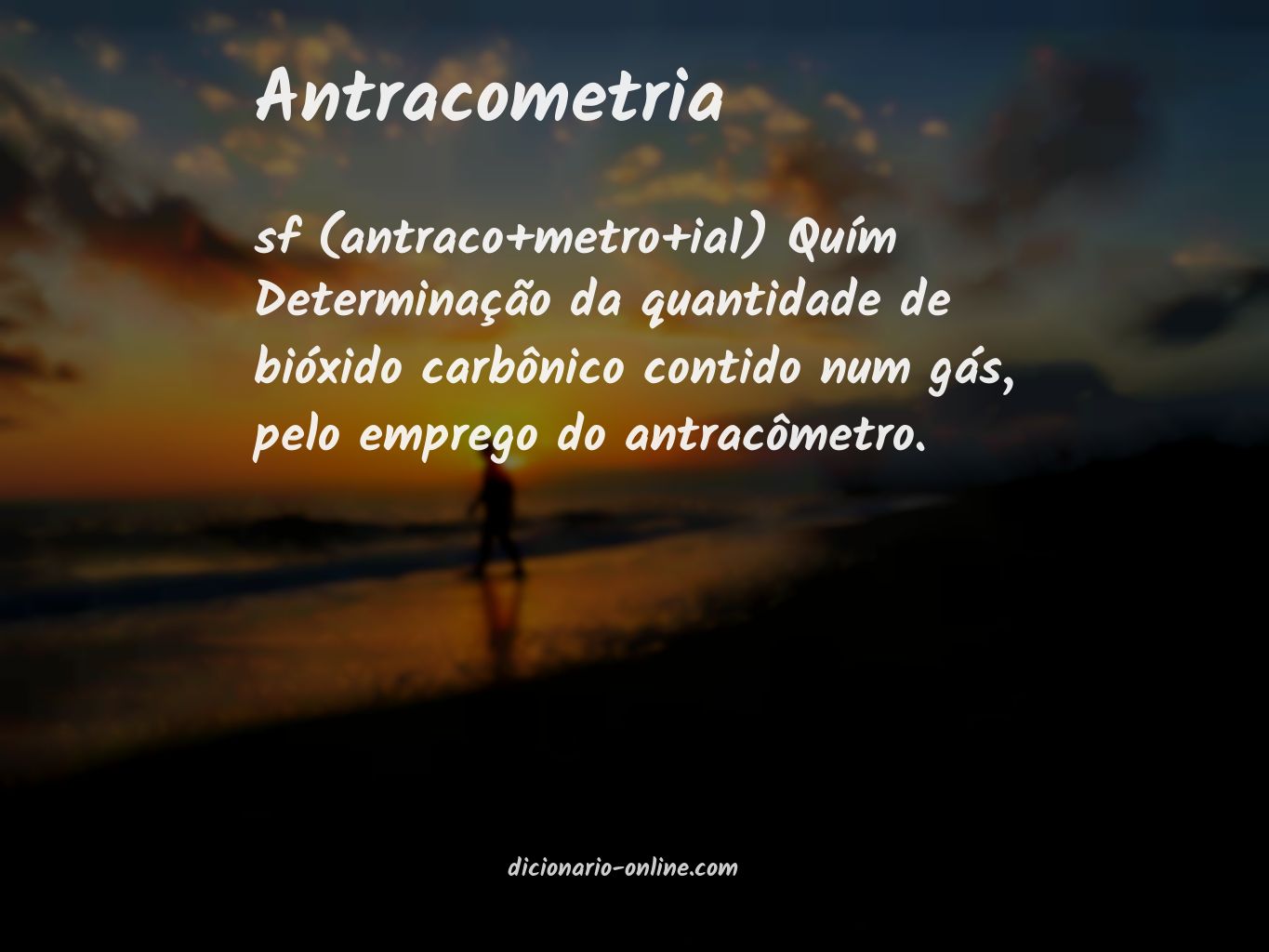 Significado de antracometria