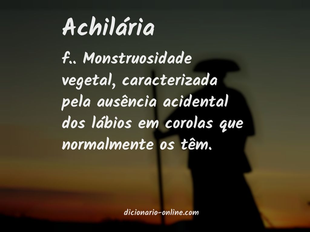 Significado de achilária