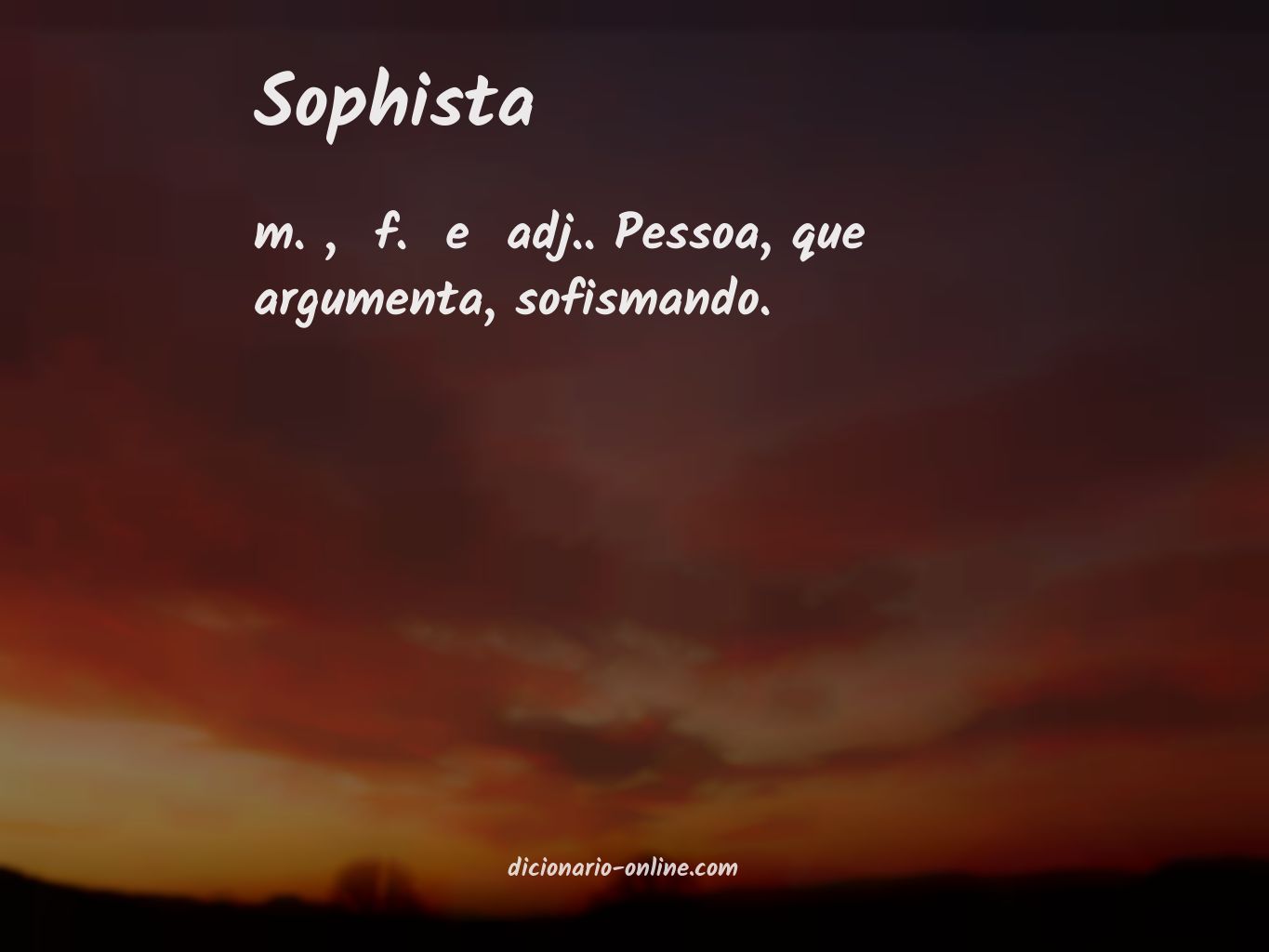 Significado de sophista