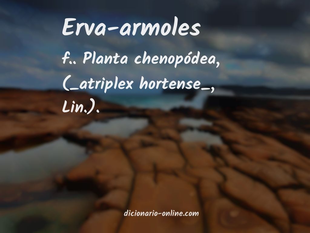 Significado de erva-armoles