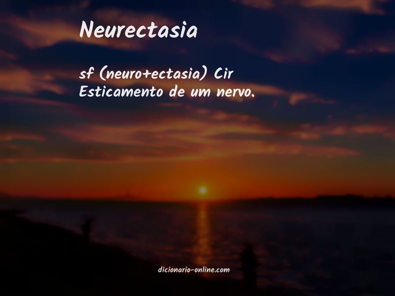 Significado de neurectasia