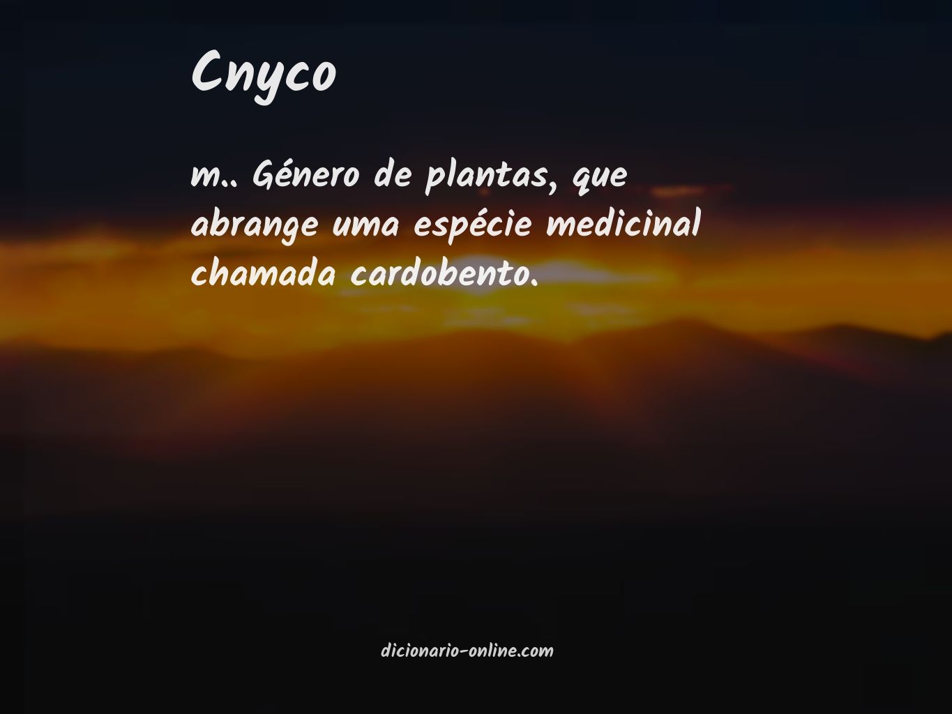 Significado de cnyco