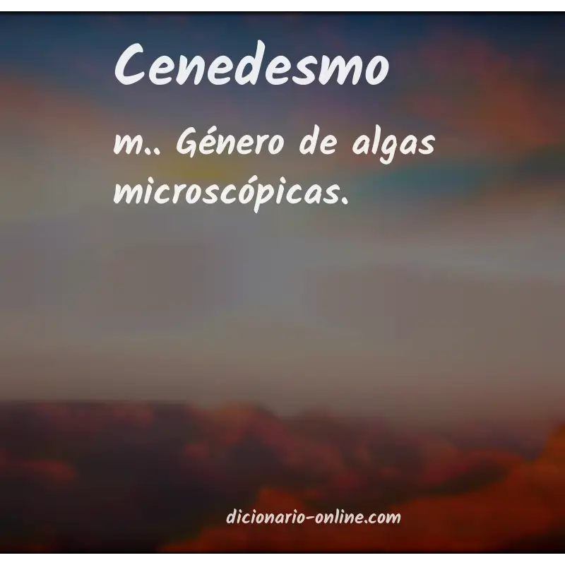 Significado de cenedesmo