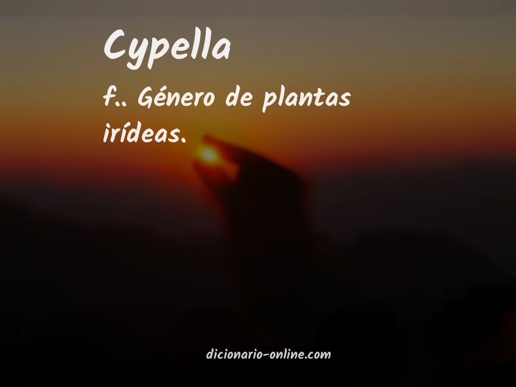 Significado de cypella