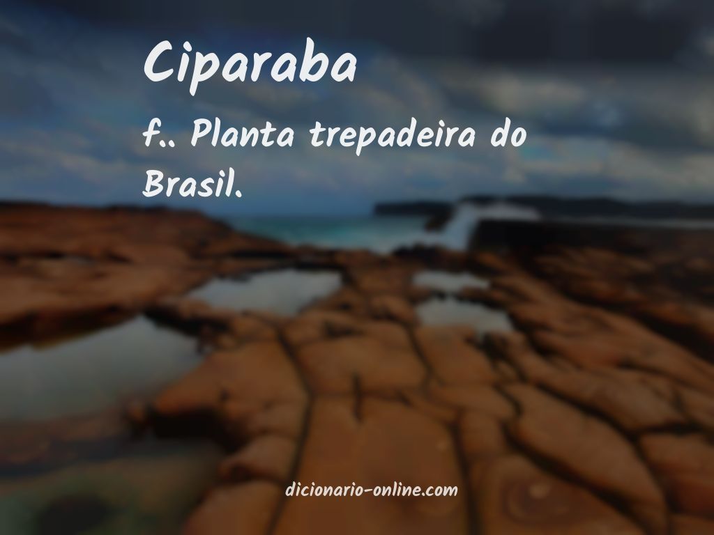 Significado de ciparaba