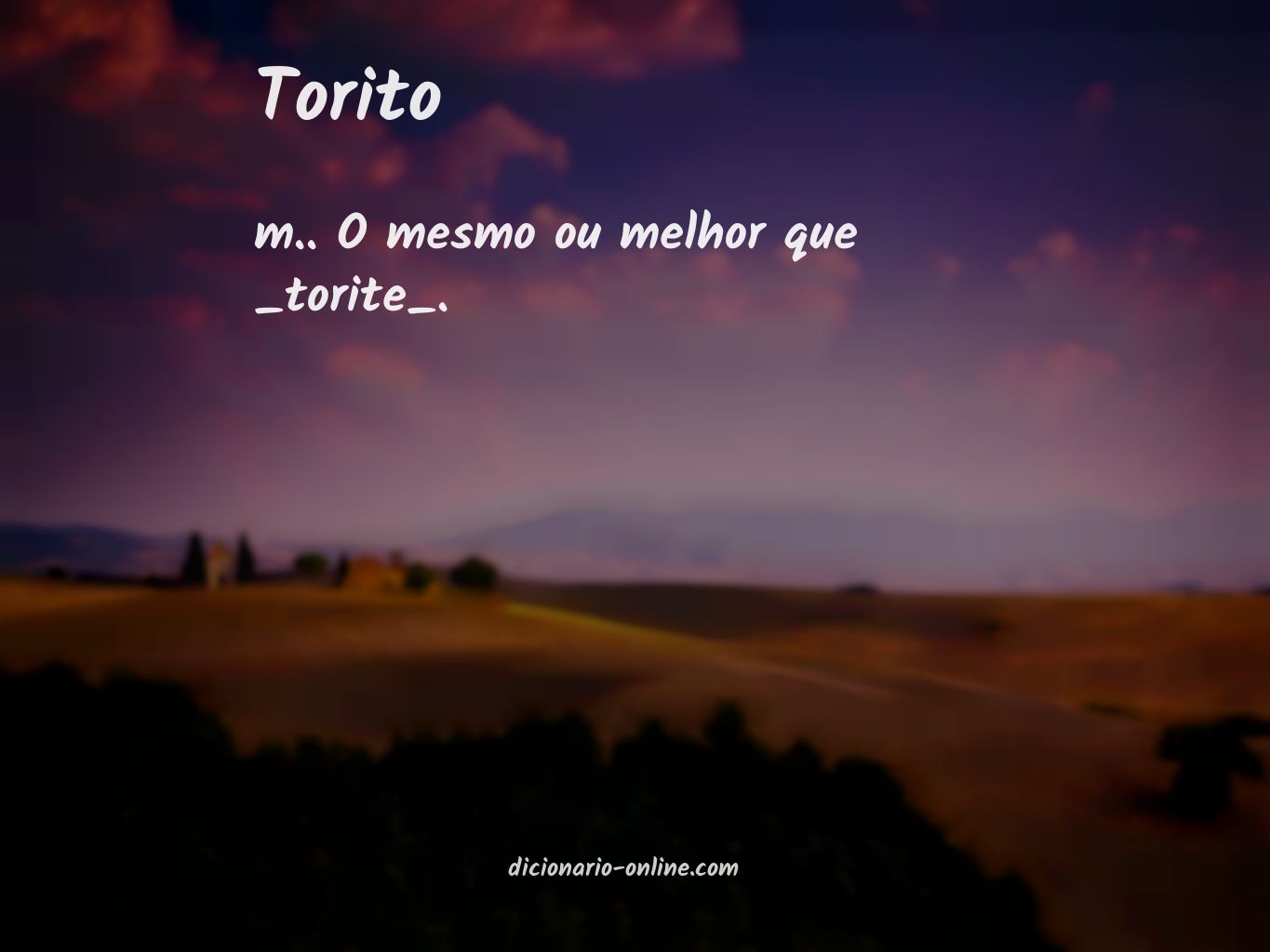 Significado de torito