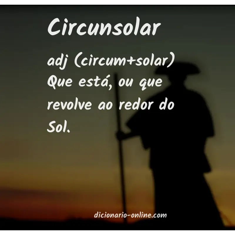 Significado de circunsolar
