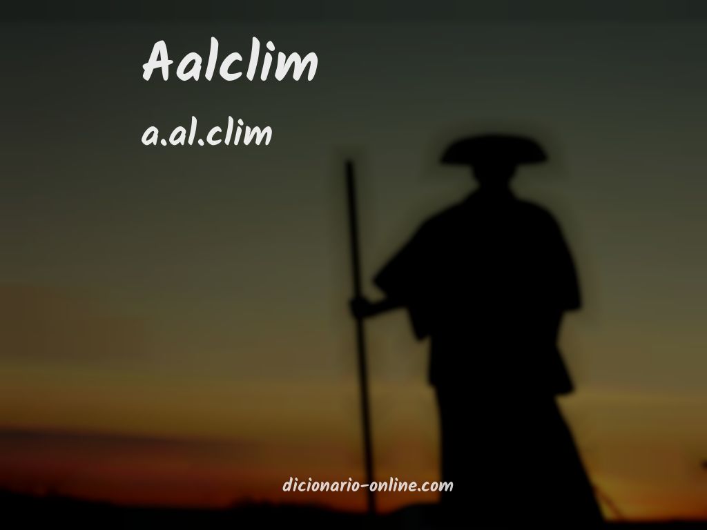 Significado de aalclim