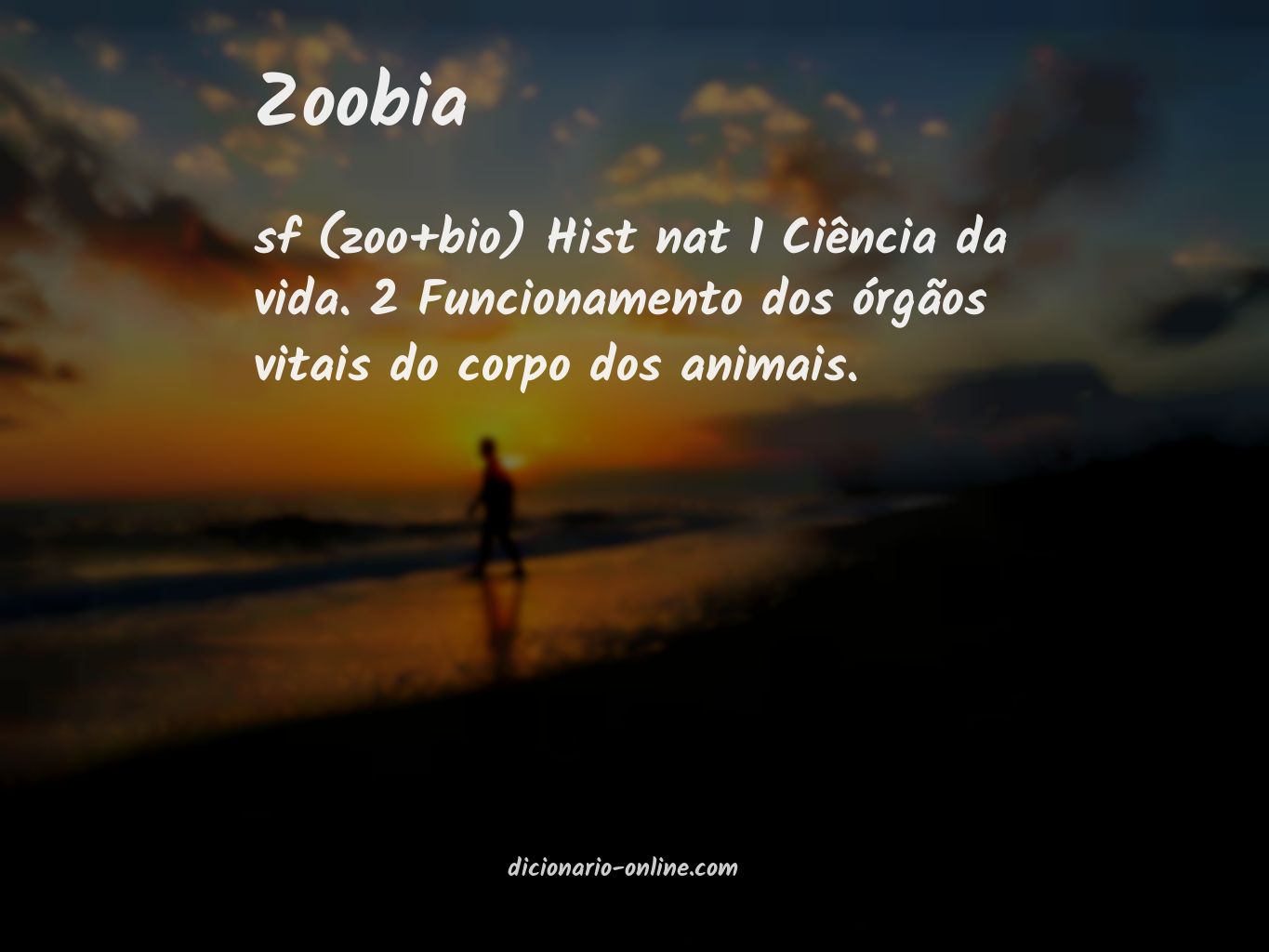 Significado de zoobia