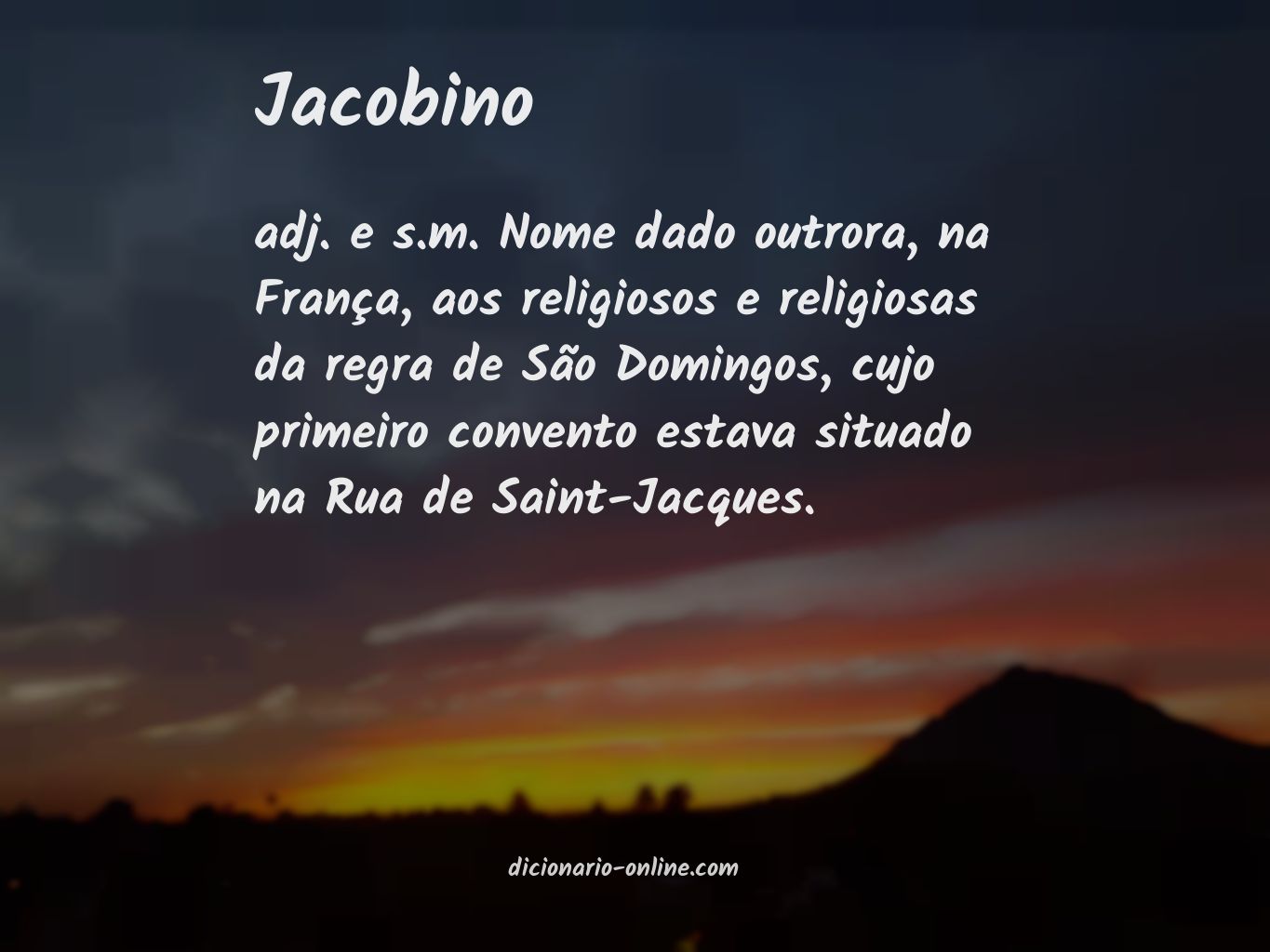 Significado de jacobino