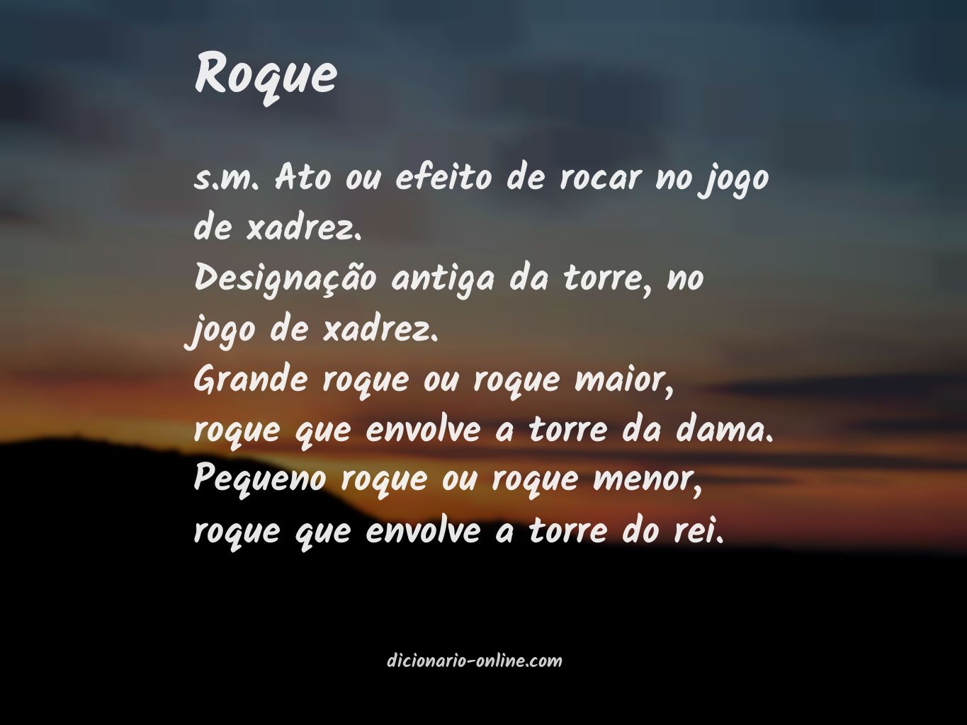 Significado de roque