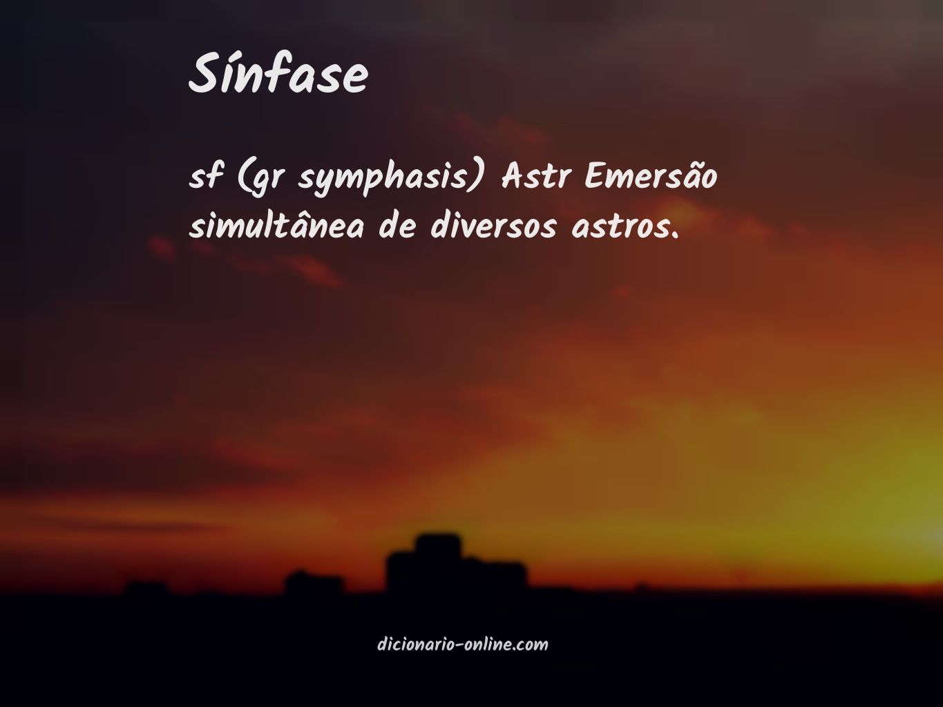 Significado de sínfase