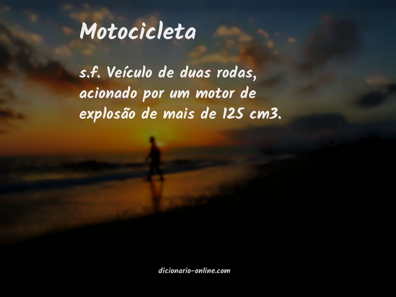 Significado de motocicleta