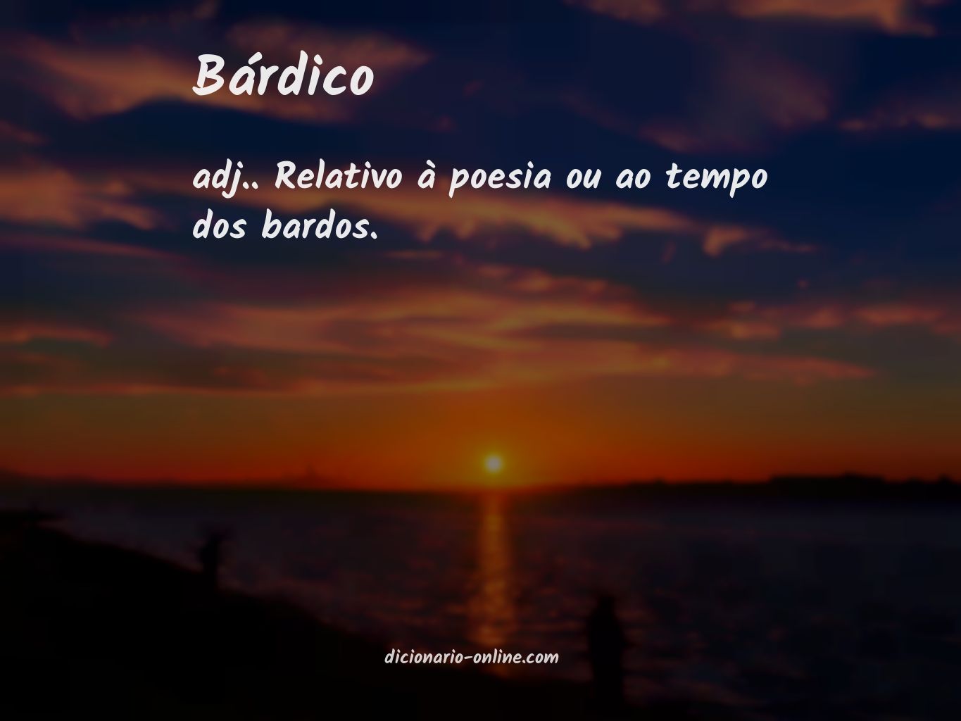 Significado de bárdico