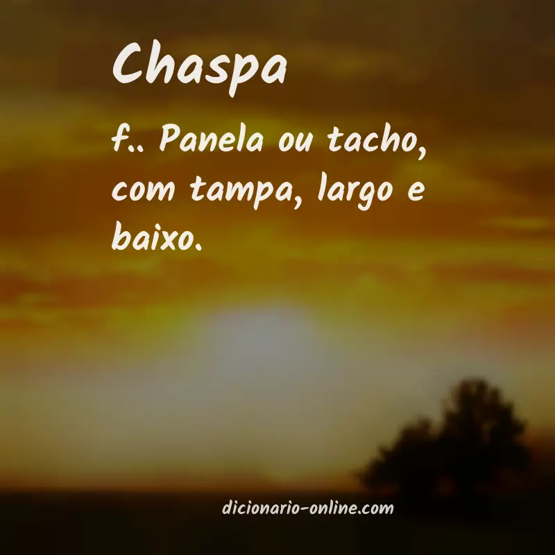 Significado de chaspa