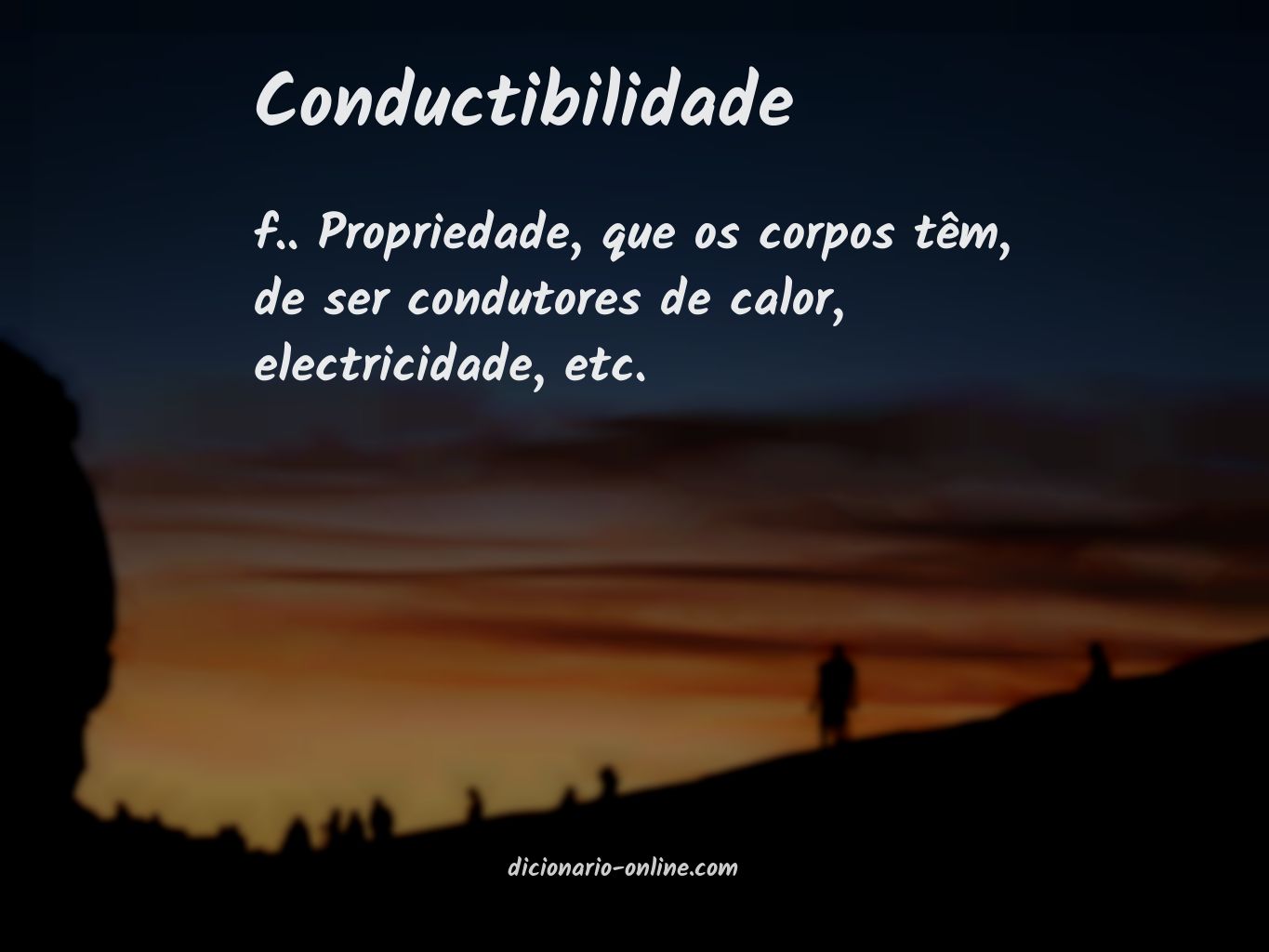 Significado de conductibilidade