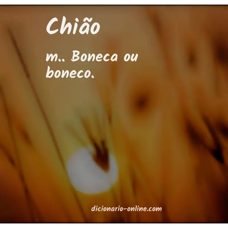 Significado de chião