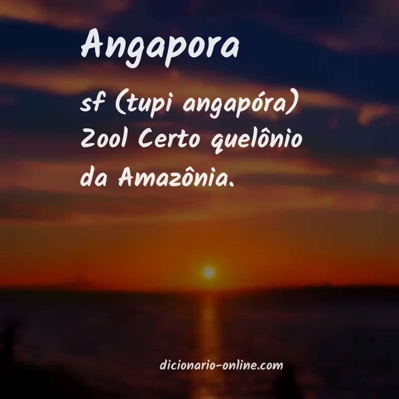 Significado de angapora