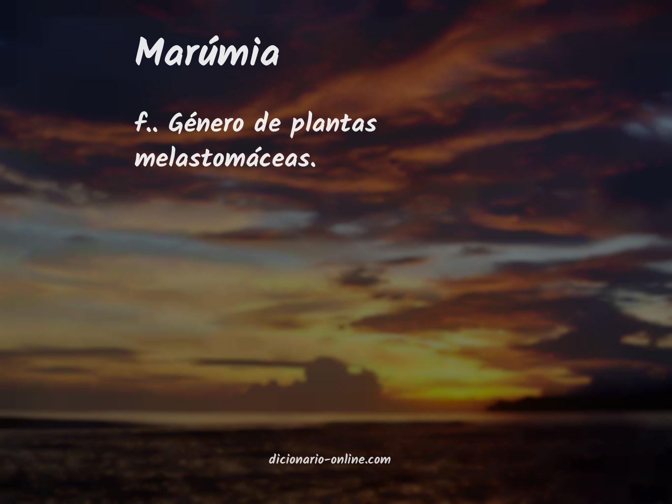 Significado de marúmia