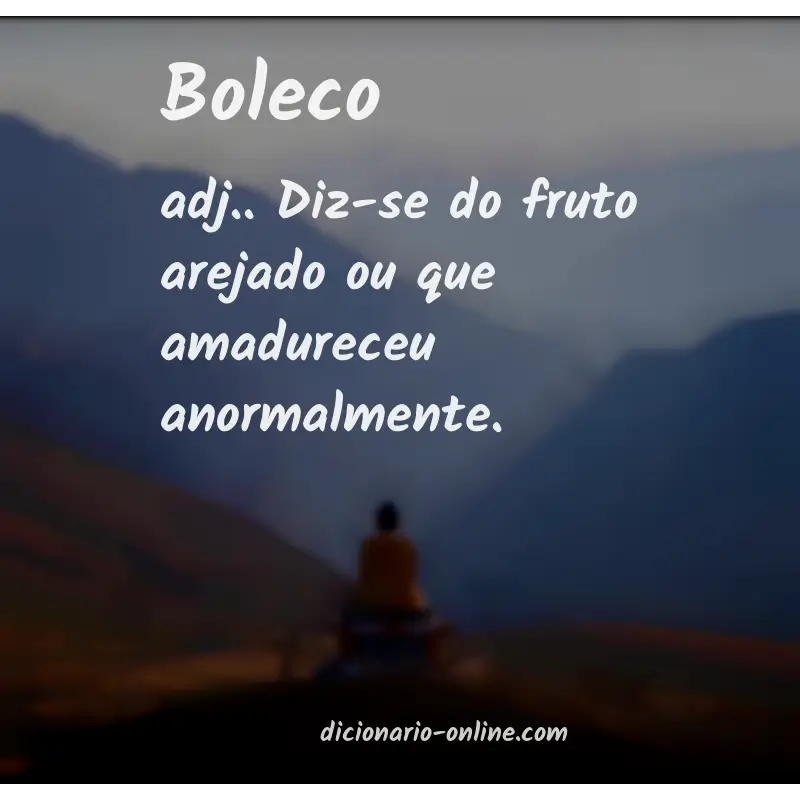 Significado de boleco