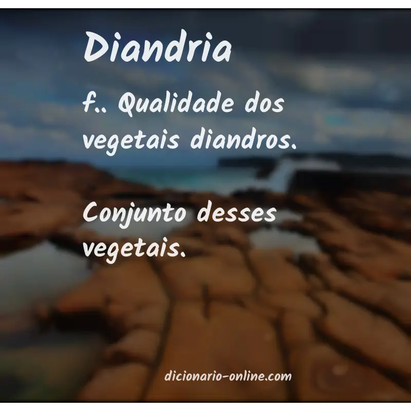 Significado de diandria
