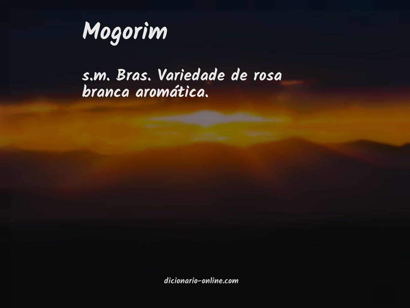 Significado de mogorim