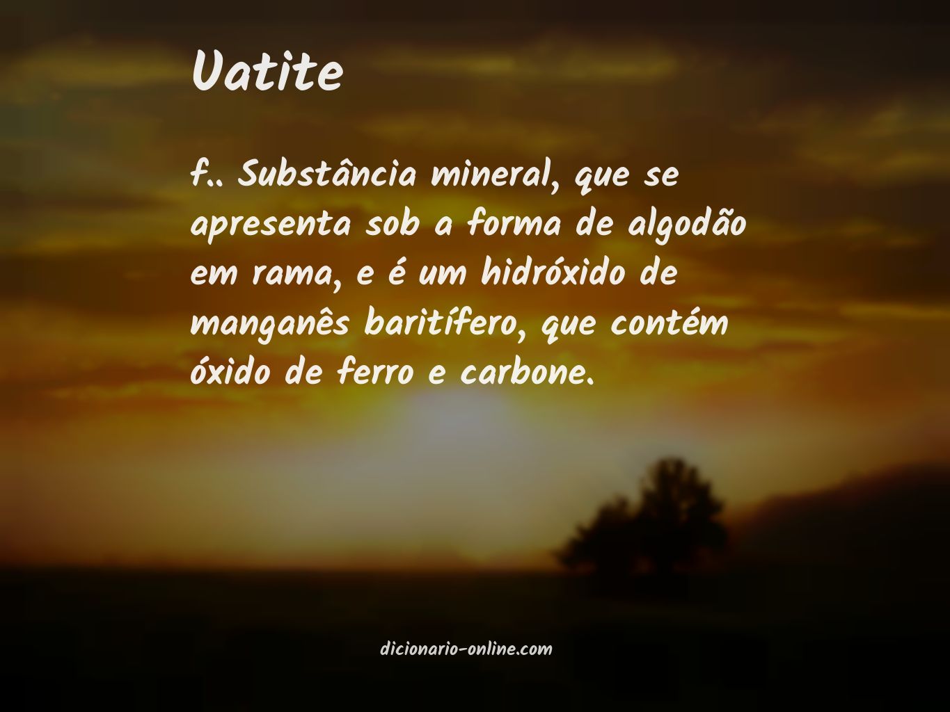 Significado de uatite