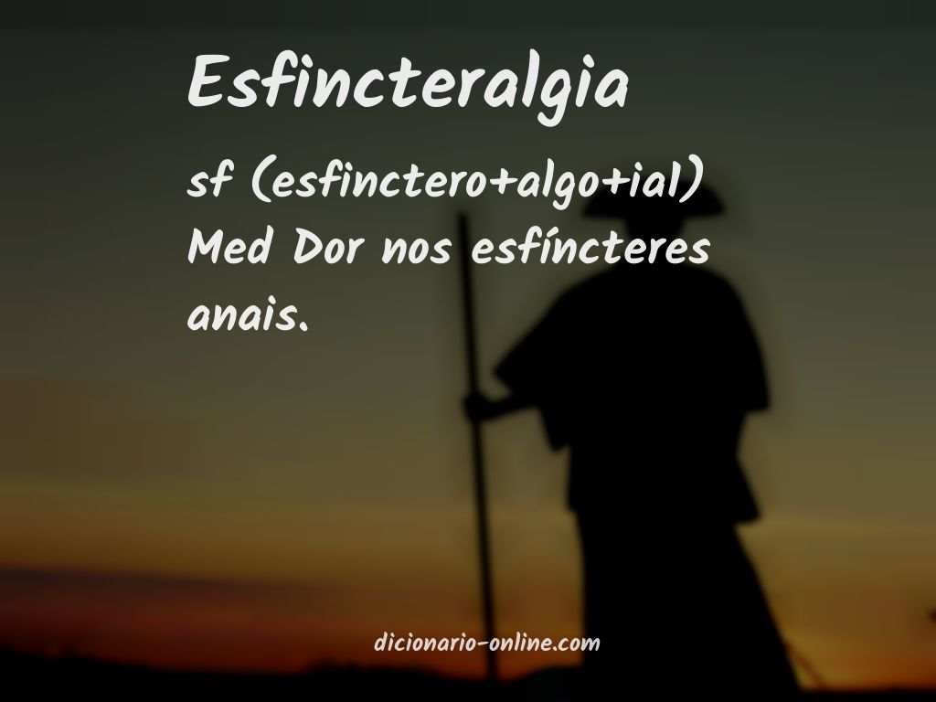 Significado de esfincteralgia