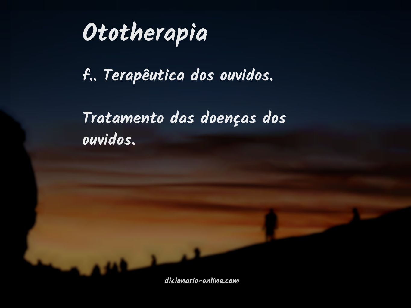 Significado de ototherapia