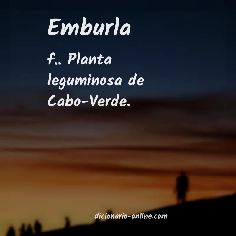 Significado de emburla