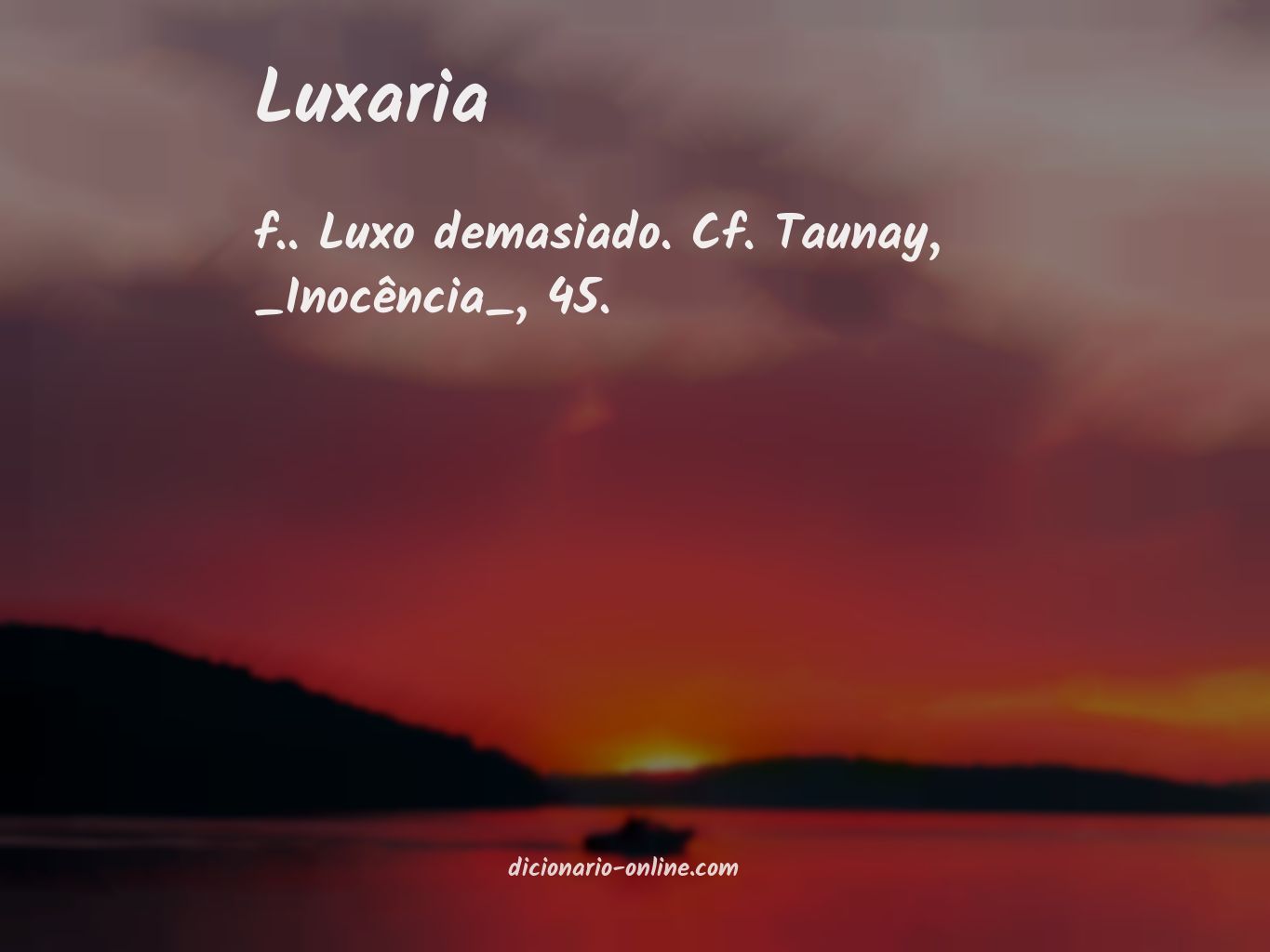 Significado de luxaria