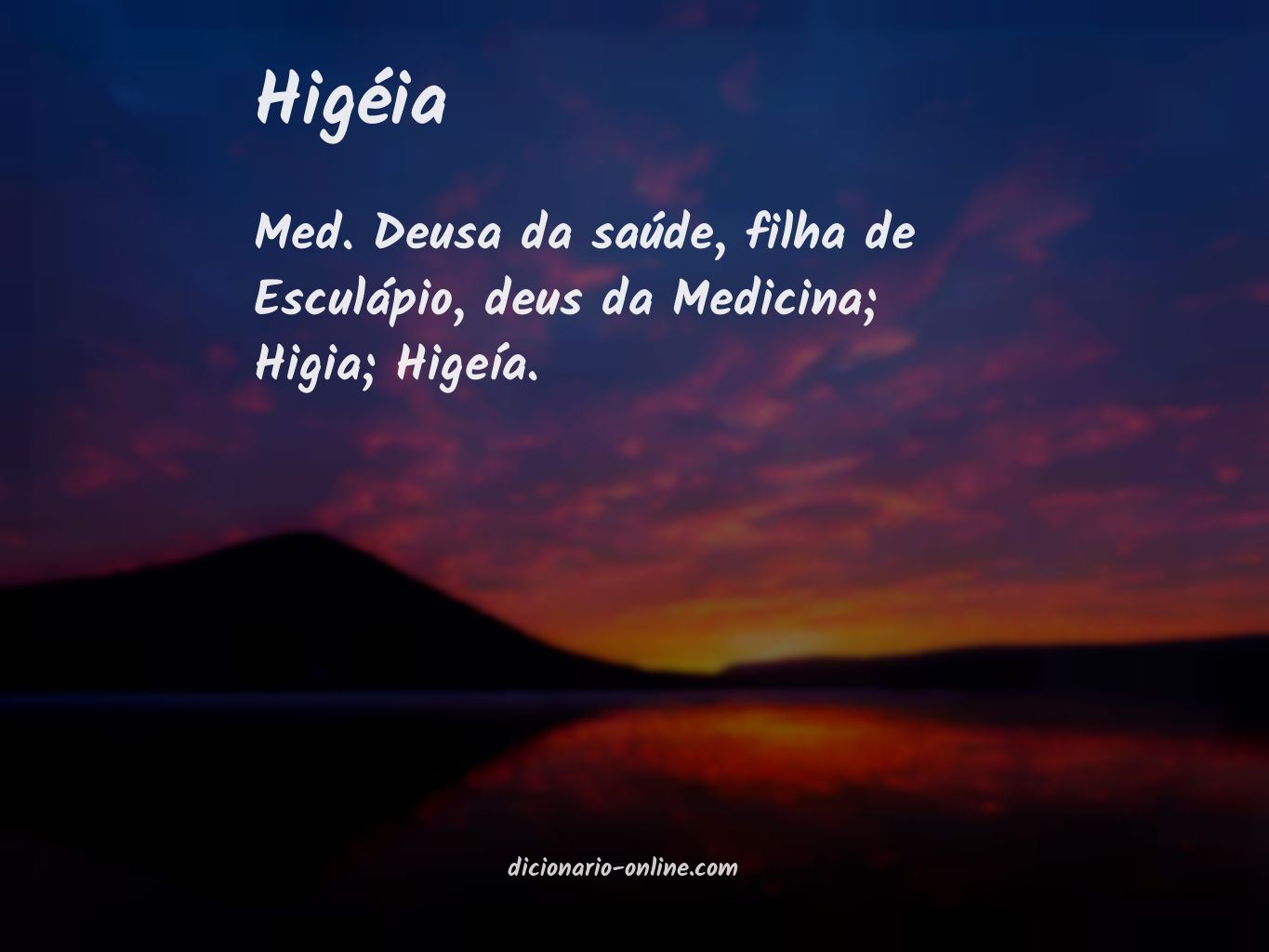 Significado de Higéia