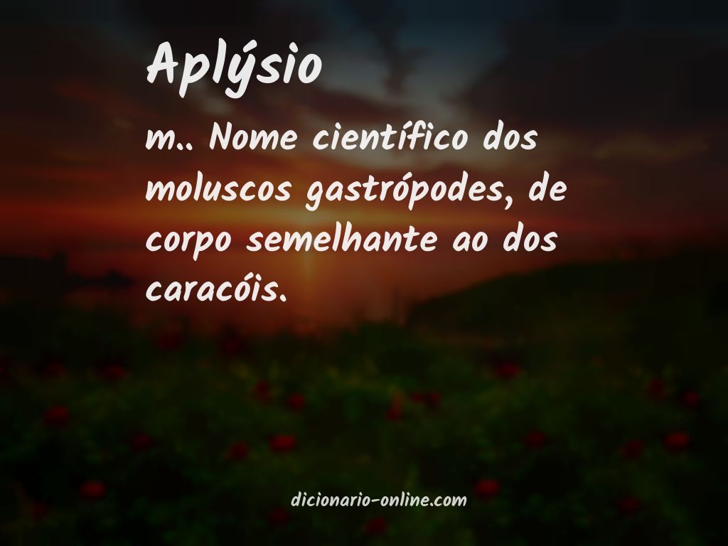 Significado de aplýsio