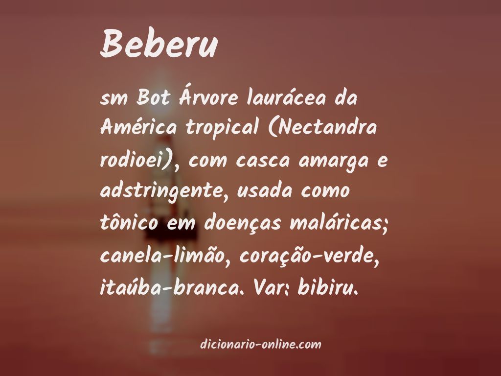 Significado de beberu