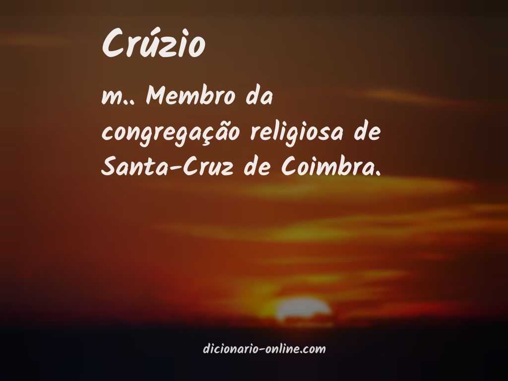 Significado de crúzio