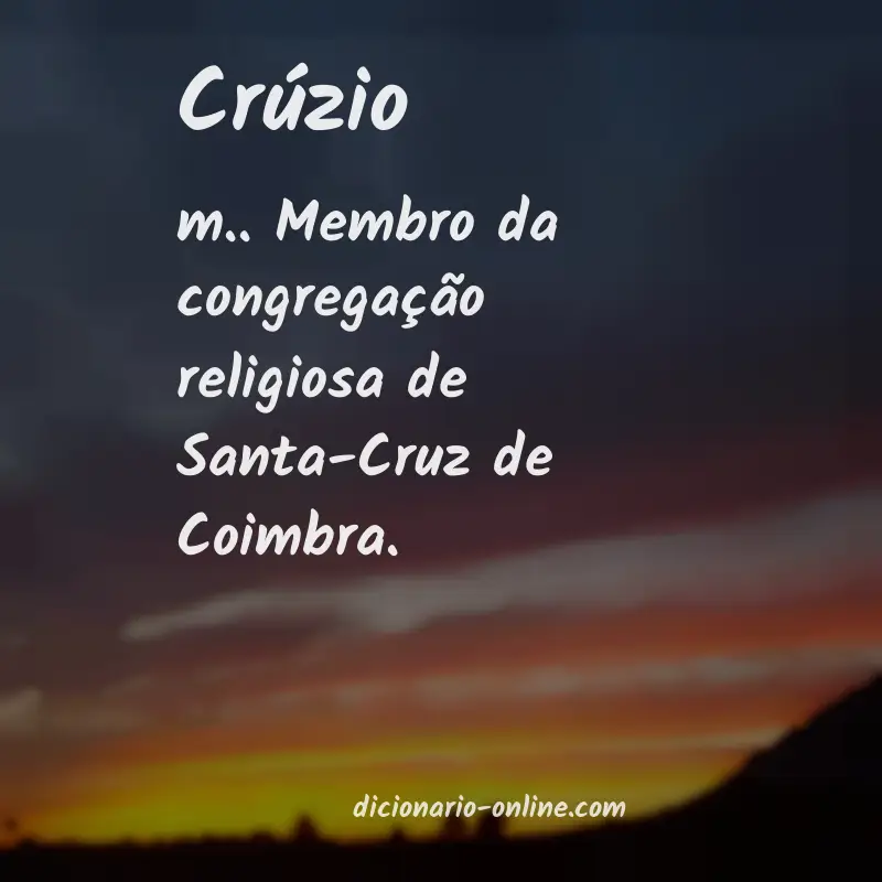 Significado de crúzio