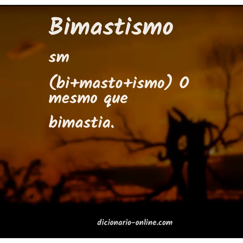Significado de bimastismo