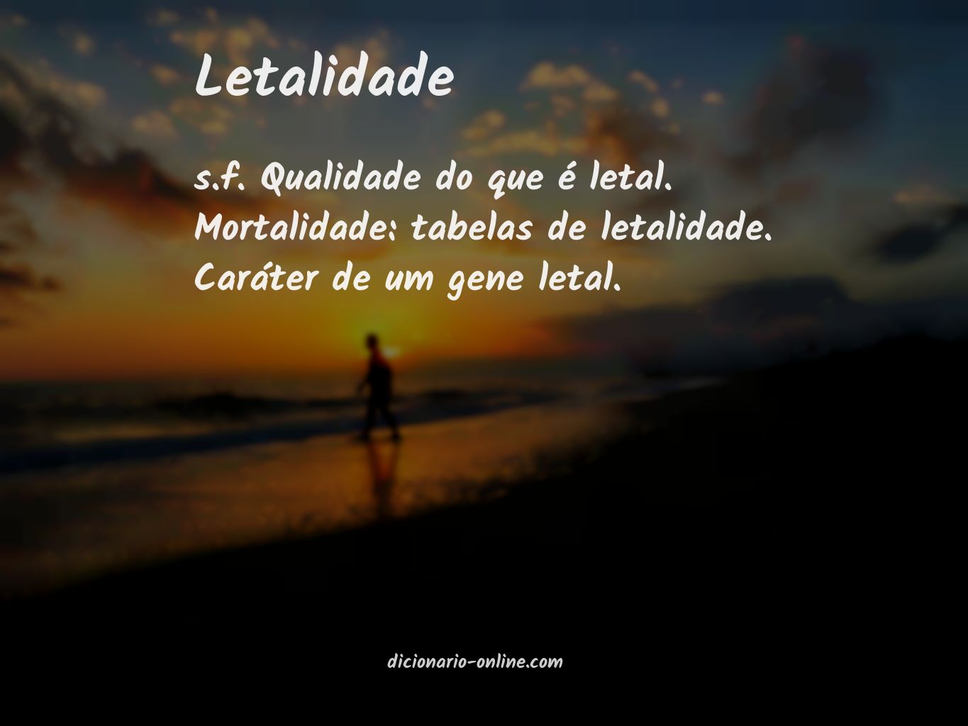 Significado de letalidade